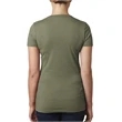 Ladies' CVC Deep V-Neck T-Shirt