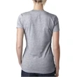 Ladies' CVC Deep V-Neck T-Shirt