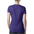 Ladies' CVC Deep V-Neck T-Shirt