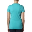 Ladies' CVC Deep V-Neck T-Shirt