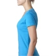 Ladies' CVC Deep V-Neck T-Shirt