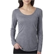 Ladies' Triblend Long-Sleeve Scoop