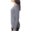 Ladies' Triblend Long-Sleeve Scoop