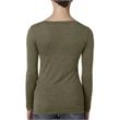 Ladies' Triblend Long-Sleeve Scoop