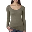 Ladies' Triblend Long-Sleeve Scoop