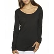 Ladies' Triblend Long-Sleeve Scoop