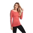 Ladies' Triblend Long-Sleeve Scoop