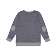 Adult Harborside Melange French Terry Crewneck with Elbow...