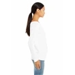 Ladies' Sponge Fleece Wide Neck Sweatshirt