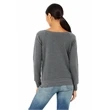 Ladies' Sponge Fleece Wide Neck Sweatshirt