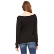 Ladies' Sponge Fleece Wide Neck Sweatshirt