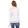 Ladies' Sponge Fleece Wide Neck Sweatshirt