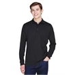 Adult Pinnacle Performance Long-Sleeve Pique Polo with Po...