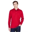 Adult Pinnacle Performance Long-Sleeve Pique Polo with Po...