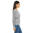 Ladies' Flowy Long-Sleeve Off Shoulder T-Shirt