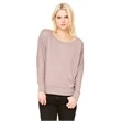 Ladies' Flowy Long-Sleeve Off Shoulder T-Shirt