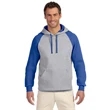 Adult 8 oz. NuBlend® Colorblock Raglan Pullover Hooded Sw...