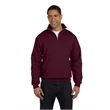 Adult NuBlend® Quarter-Zip Cadet Collar Sweatshirt