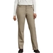 Ladies' Curvy Fit Straight Leg Flat Front Pant