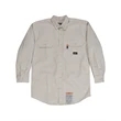 Men's Flame-Resistant Down Plaid Work Shirt