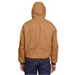 Men's Tall Highland Washed Cotton Duck Hooded Jacket