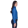 Ladies' Long-Sleeve Oxford with Stain-Release