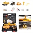 Automotive Electric Scissor Jack Lifting Wrench Tools Kit