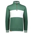 Holloway Ivy League Fleece Colorblocked Quarter-Zip Sweat...