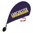 Mini Teardrop Sail Sign w/Suction Cup Base Kit Double-Sided