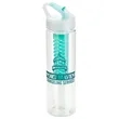 Arena 25 oz PET Eco-Polyclear™ Infuser Bottle with Flip-Up
