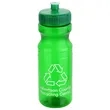 Cycler 24 oz PET Eco-Polyclear™ Bottle with Push-Pull Lid