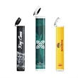 Custom Pre Roll Tube with Sticker / Label - Black
