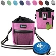 Dog Treat Training Pouch  Built-in Poop Bag