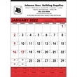 Triumph® Calendars Red & Black Contractor Memo