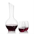 Sanguine Carafe & Stemless Wine
