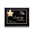 Hollister Plaque - Black/Gold