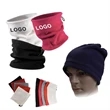 3 in 1 Multifunctional Fleece Hat,Bib, Mask - Red