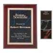 Gemstone Rosewood Plaque - Rosewood/Black Elegance
