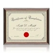 Ellison Certificate Frame - Black/Gold
