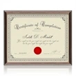 Ellison Certificate Frame - Black/Gold