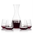 Barham Carafe  & Stemless Wine
