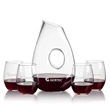 Hallandale Carafe & Stemless Wine