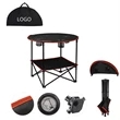 Portable Camping Table with 4 Cup Holders
