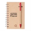 Recycled Notebook/Pen Combo - 5"x7"
