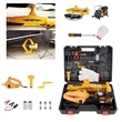 Automotive Electric Scissor Jack Lifting Wrench Tools Kit