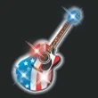American guitar flashing pin