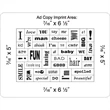 40 Words Message Magnet w/ Picture Frame