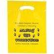 Die Cut Fold-Over Reinforced Plastic Bag - Flexo Ink