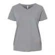 LAT Curvy Collection Women's Fine Jersey V-Neck Tee