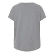 LAT Curvy Collection Women's Fine Jersey V-Neck Tee